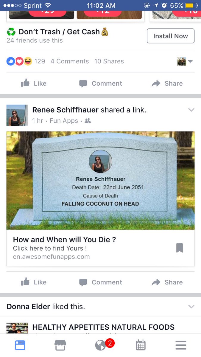 Liesel_Schiff's tweet photo. *last week* "Facebook is so distracting I go on for one minute and end up on there for hours"-mom 
*today* https://t.co/4L0z1SWK2S