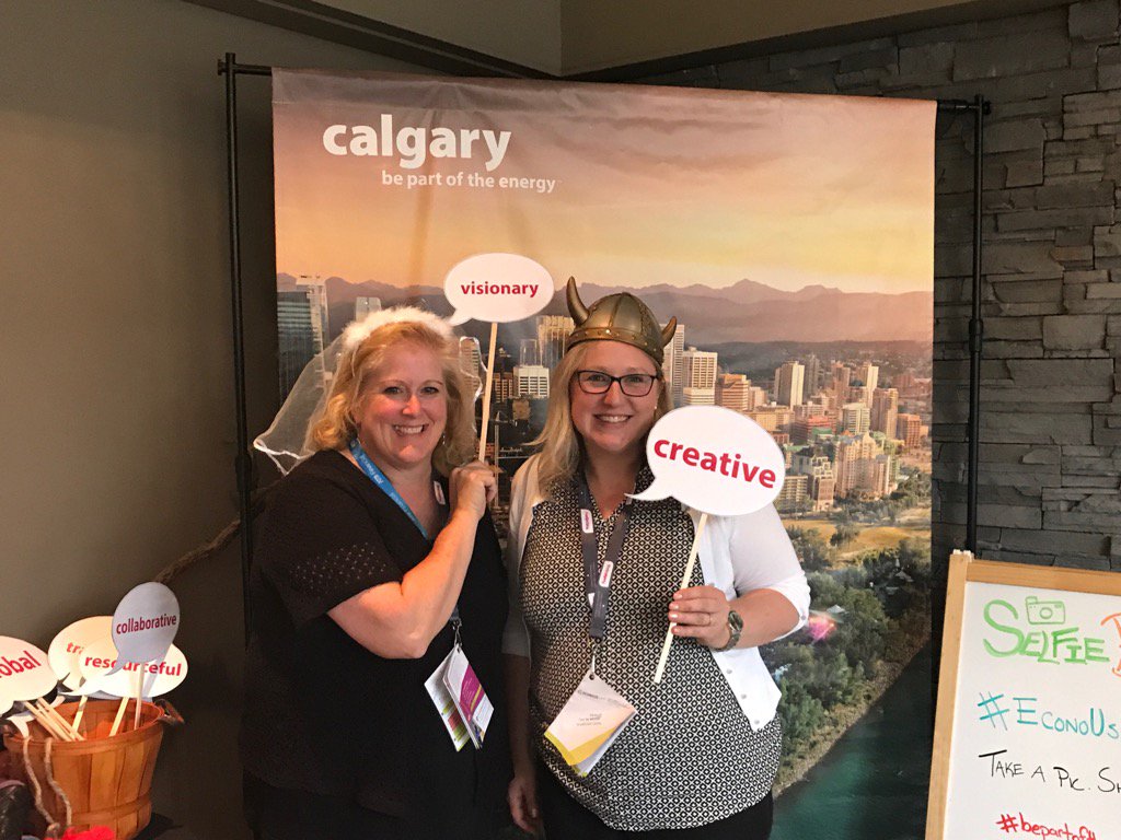 Just met up with Sandra from #leducniskueda at #EconoUs2017 #bepartoftheenergy!