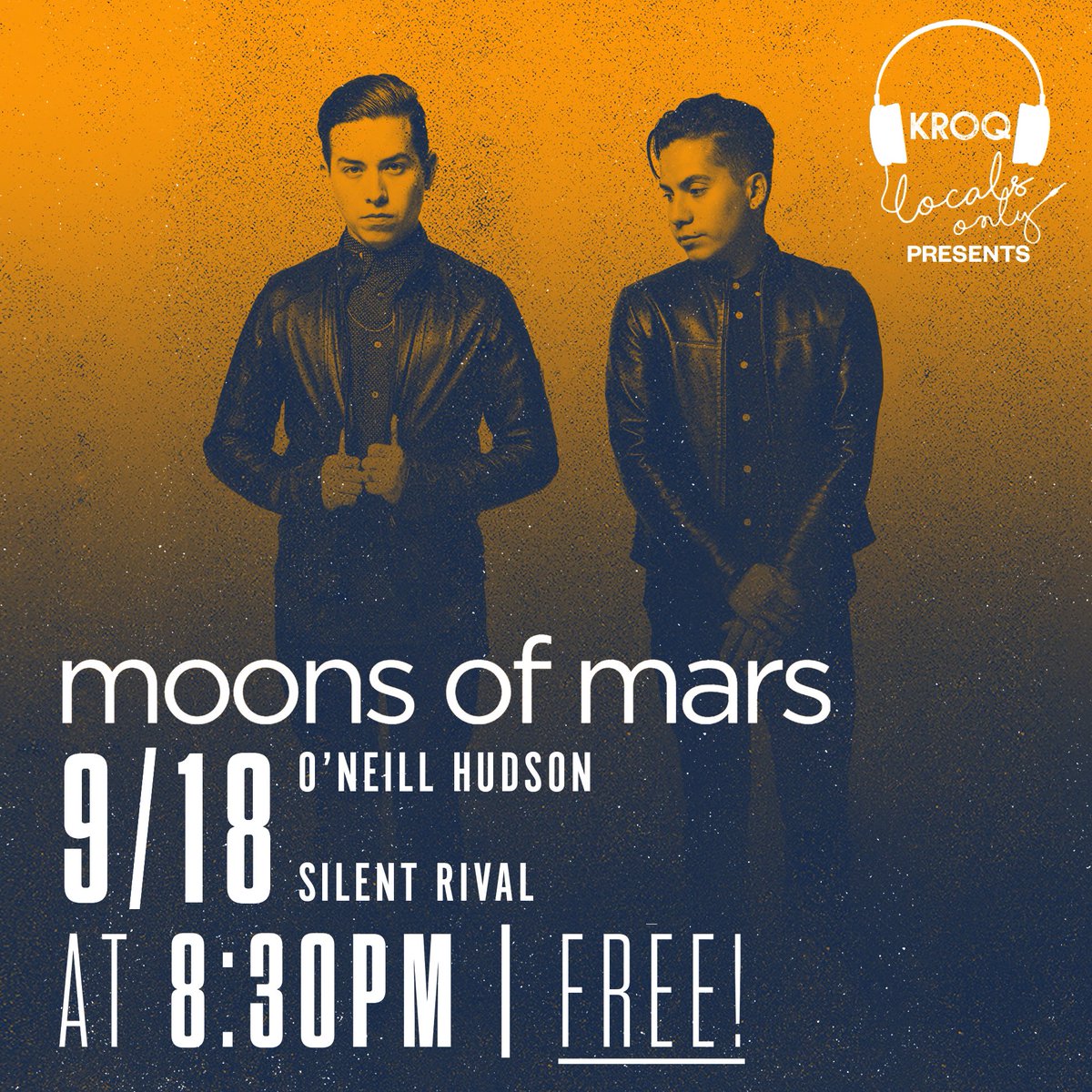 moonsofmars's tweet image. We are excited to have @OneillHudson and @silentrival join us on Monday 9/18!!!