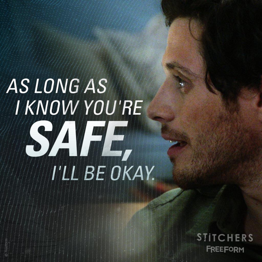 The #Stitchers team has each other's backs.