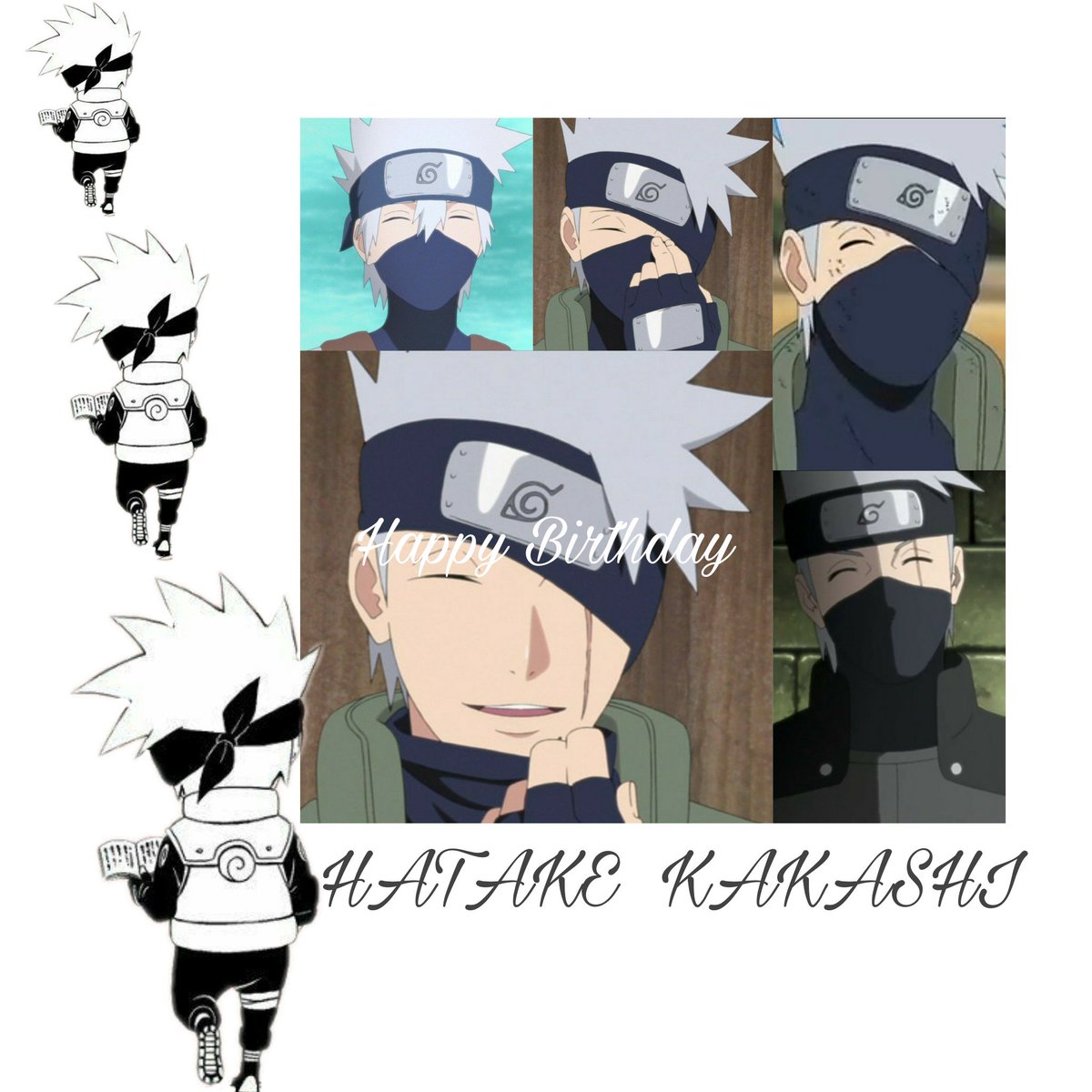 NARUTO はたけカカシ バースデーブロマイドセット 初回限定ピンズ付き