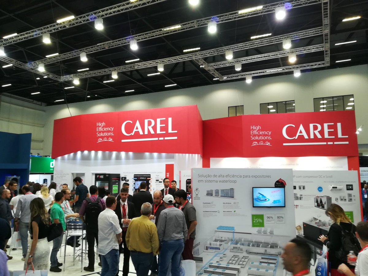 CAREL_group's tweet photo. Last day of #Febrava2017, last opportunity to find out CAREL #ConnectedEfficiency solutions in Sao Paulo! #meetCAREL @febrava https://t.co/zQo2vbeLWE