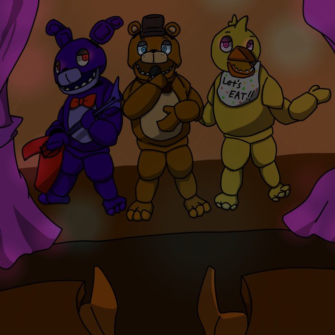 Fnafのtwitterイラスト検索結果 古い順