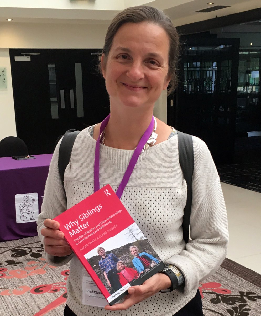 RoutledgePsych's tweet photo. Great to see Claire Hughes at #dev2017! Learn more about her book, 'Why Siblings Matter' here: https://t.co/1EWTroK7NU @BPSDevSection https://t.co/lYRa435njq