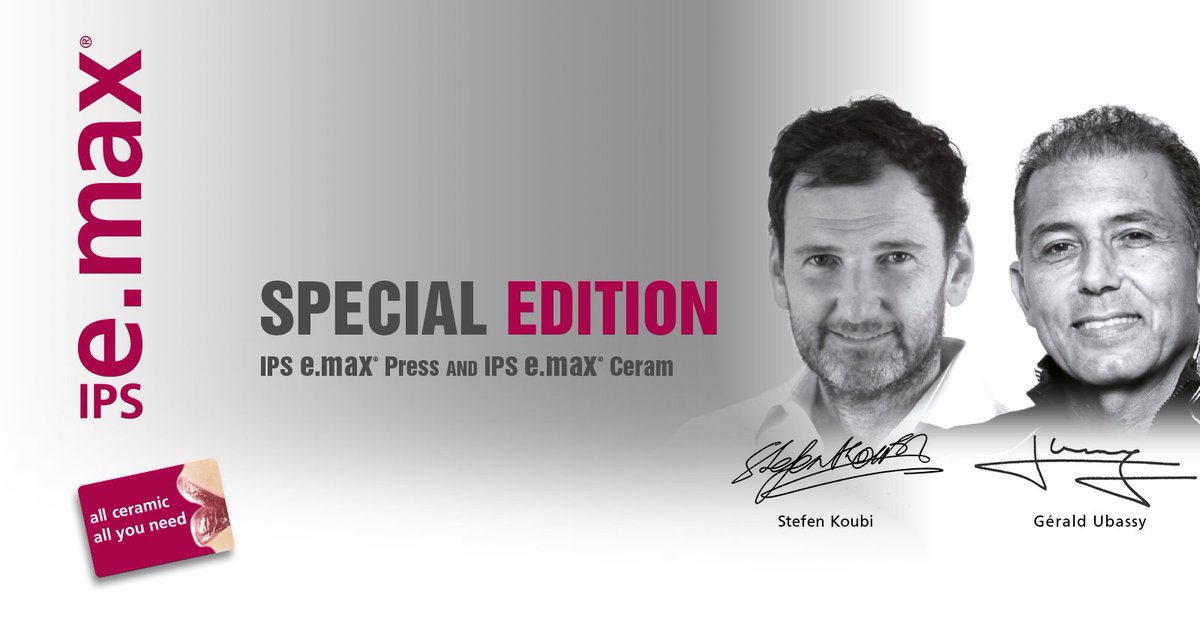 NEW: Special Edition IPS e.max Press and IPS e.max Ceram. Download now: bit.ly/2huLrX4 #Ivoclarvivadent #SpecialEdition #emax