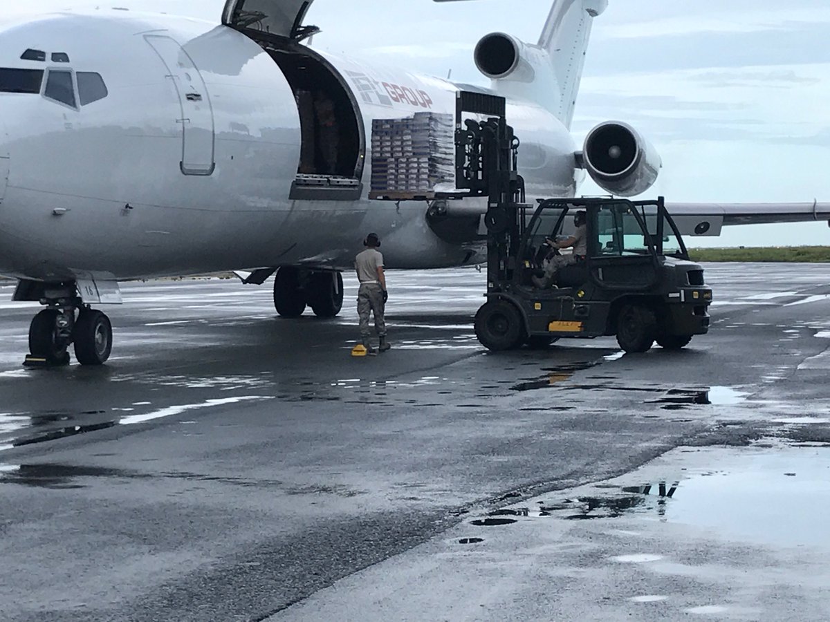 DuncanRelief's tweet photo. We're here! #usvirginisland #hurricaneIrma https://t.co/W59CQIeSs7