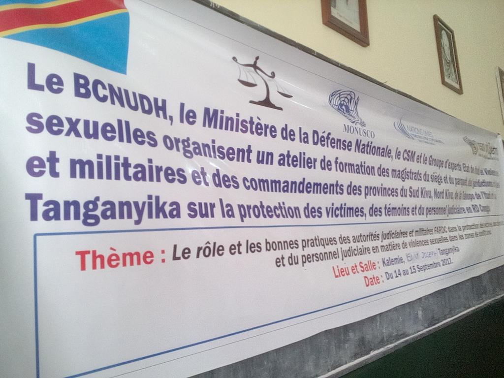samabasi1's tweet photo. #Monusco:Quid de la convention de rome dans la juridiction congolaise?Prof Nyabirungu fixe les magistrats militaires et civils. https://t.co/YRNIwPoOJm