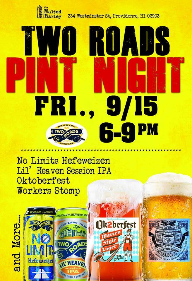 LagerLagerBill's tweet photo. RI debut of @2RoadsBrewing Tanker Truck Plum Gose tonight @ Malted Barley PVD feat. glassware giveaways and more! #plumgose #workersstomp https://t.co/QuqB7anOPO