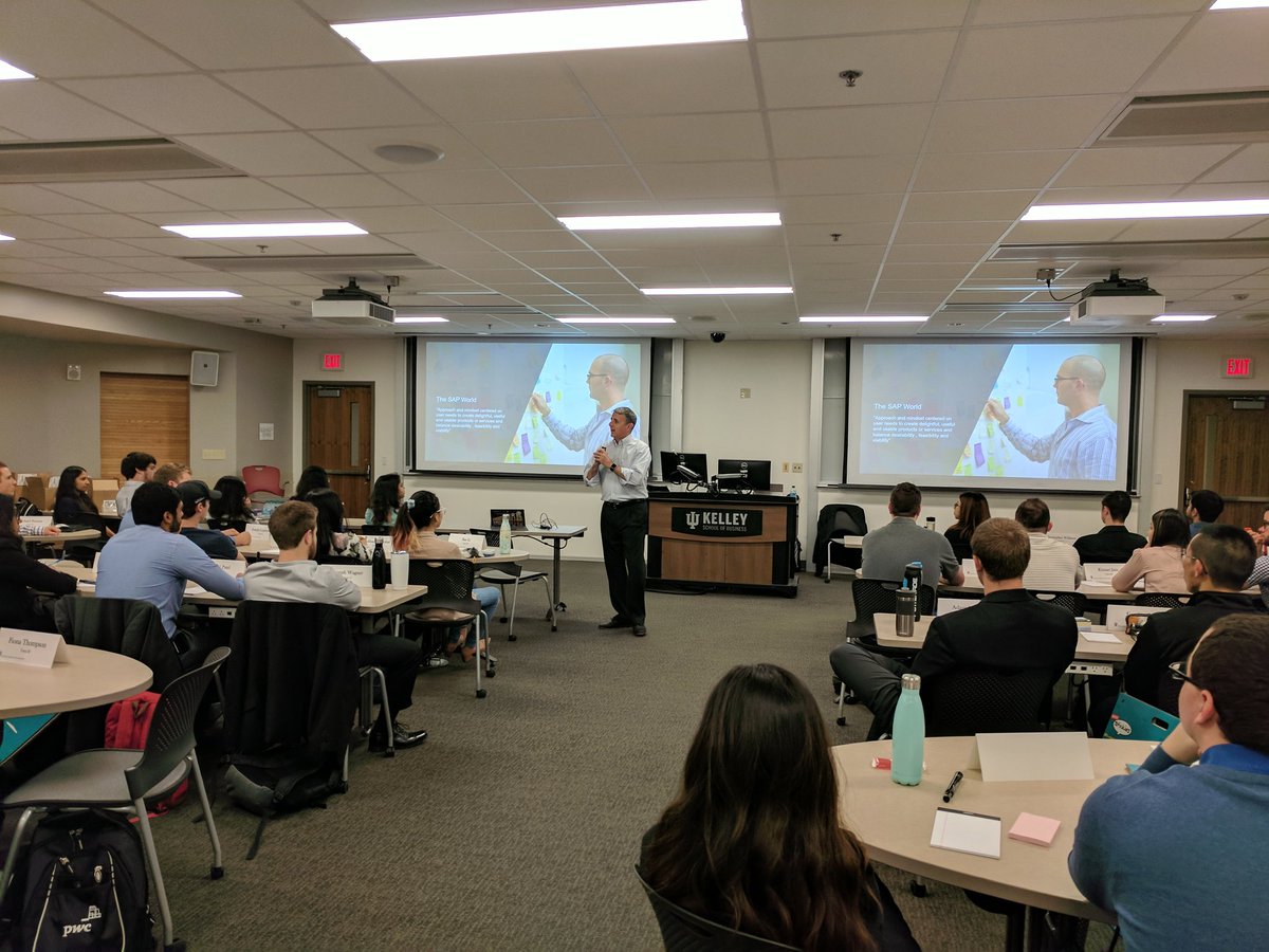 ISprofessor's tweet photo. @SAPNDUA leading a #designthinking  workshop at @IUKelleyMSIS  #SAP_UA https://t.co/Hd7qjbLdD0