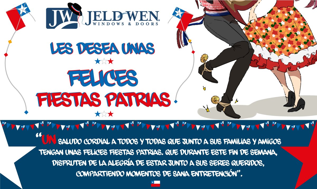 JW_CHILEOFICIAL's tweet photo. Que tenga Felices Fiestas Patrias, le agradecemos su permanente fidelidad.
#JELDWENCHILE #PUERTAS #DOORS @FIESTASPATRIAS2017
#18deseptiembre https://t.co/DRvYKuOxOy