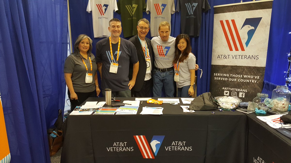 AT&amp;T Veterans are at the National ERG Conference.  Support your veterans and their families. #LifeAtATT #ATTVETERANS