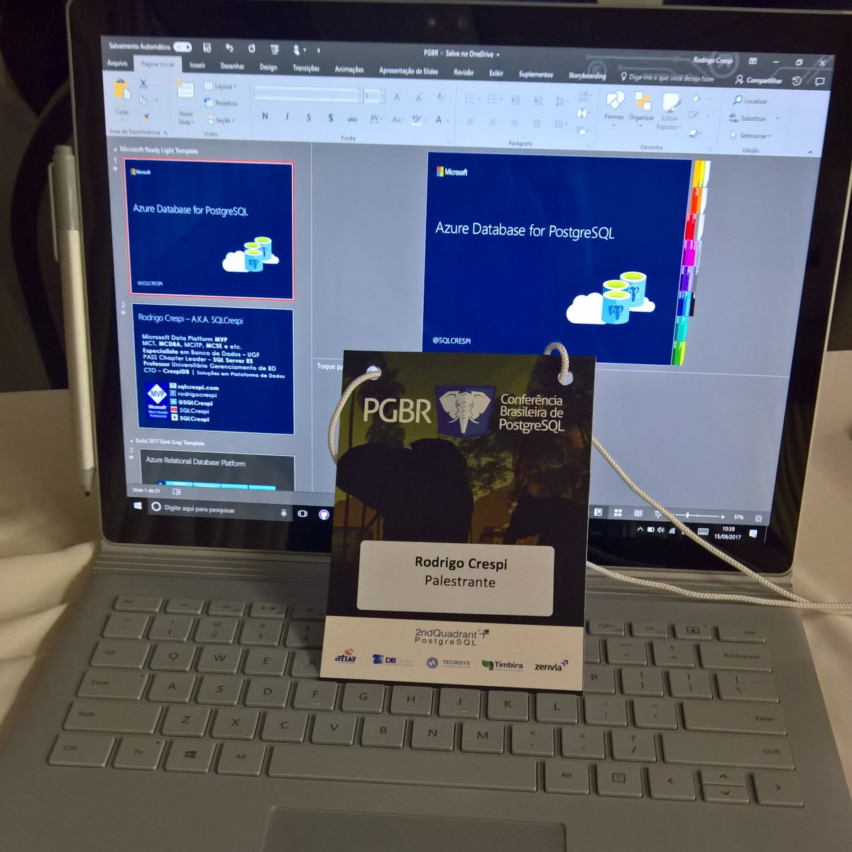 SQLCrespi's tweet image. Preparando os últimos detalhes para a palestra #Azure DB for #PostgresSQL no #pgbr