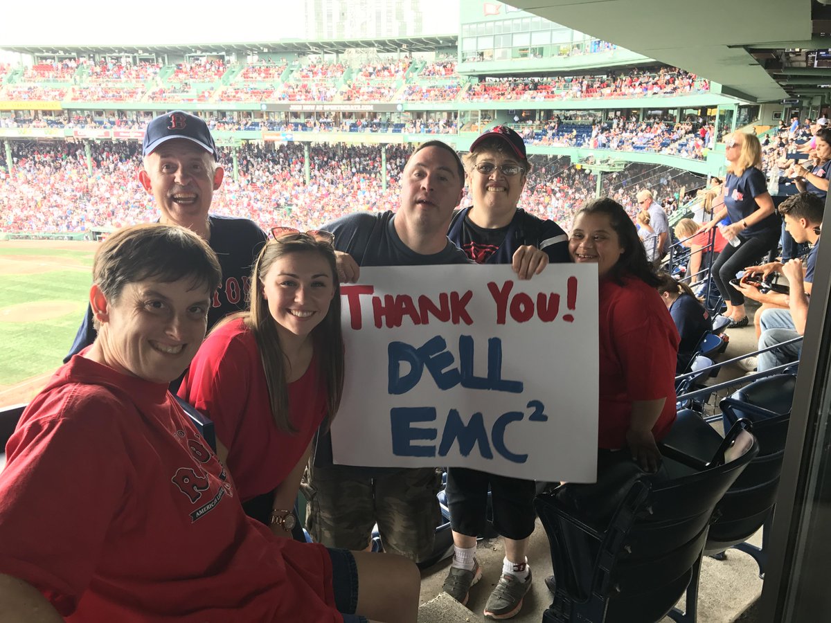 MCLRespite's tweet image. Photo of the Week - Beautiful day at Fenway! Go Red Sox!!! Thank you Ashley Chabot and Dell EMC. #bostonredsox #DellEMC