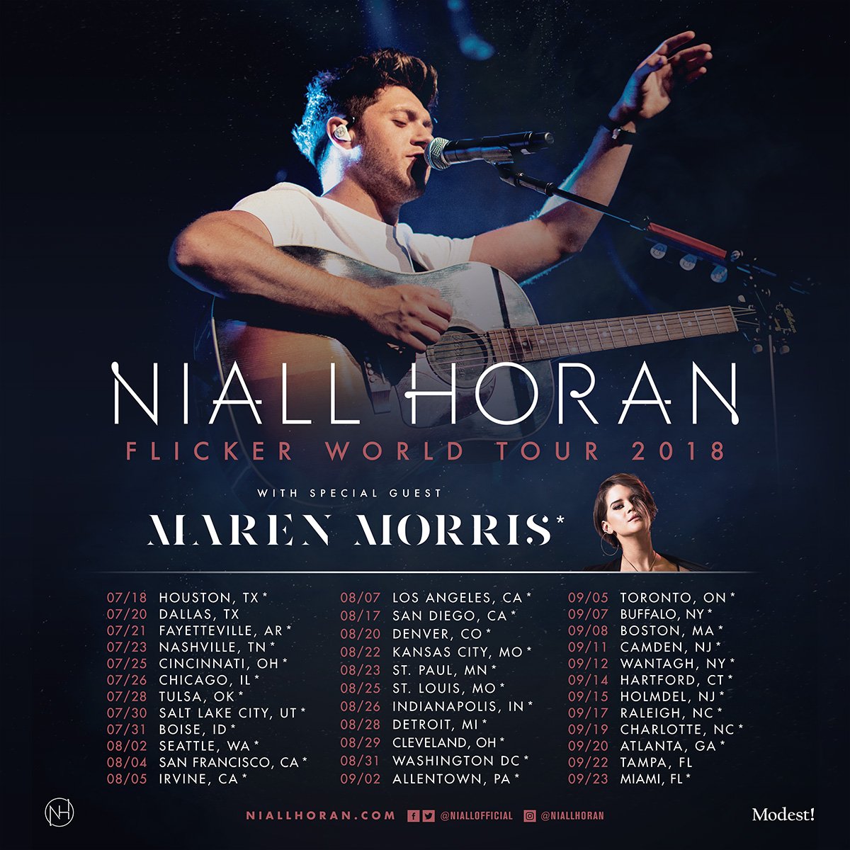 NiallOfficial's tweet image. US and Canada . The Flicker world tour is coming to you summer / autumn 2018.  niallhoran2018.tmverifiedfan.com