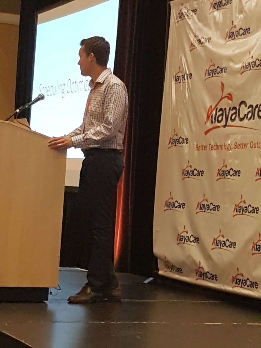 Great presentation Drew!!  <a href="/VHACaregiving/">VHA Home HealthCare</a>  and <a href="/AlayaCare/">AlayaCare</a> collaboration. #optimizingschedules  #communityhealthcare 
#betteroutcomes2017