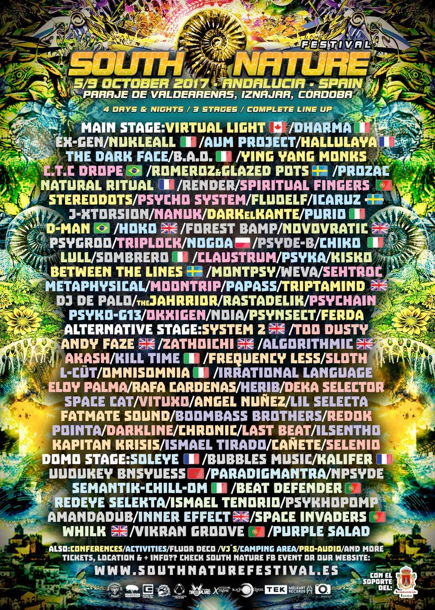 innereffect's tweet image. Looking forward to playing System 2 &amp;amp; Inner Effect sets at South Nature in Oct. Anyone in Spain check it out - southnaturefestival.es 🌞