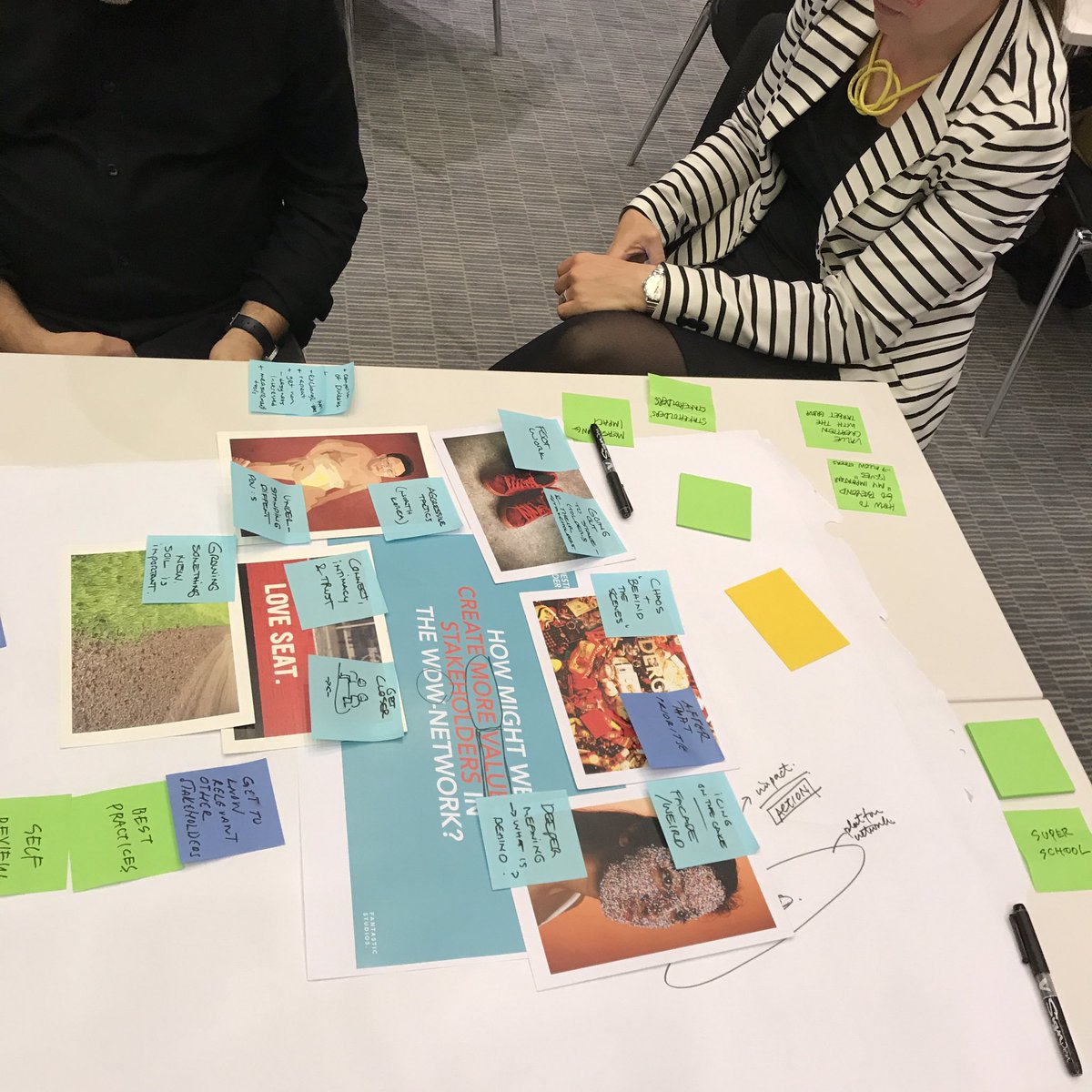 HeinanenS's tweet photo. Idea creation learnings: always start with yes &amp; and, remember speed, "first apples" are already invented. #methodkit #creativecollaboration https://t.co/DdGpSkrUas