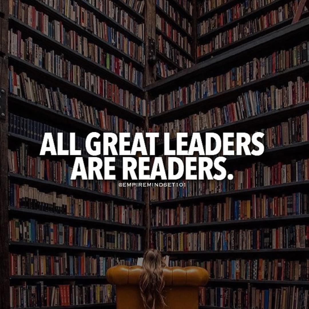 EricWorre's tweet image. All great leaders are readers. #MorningMotivation