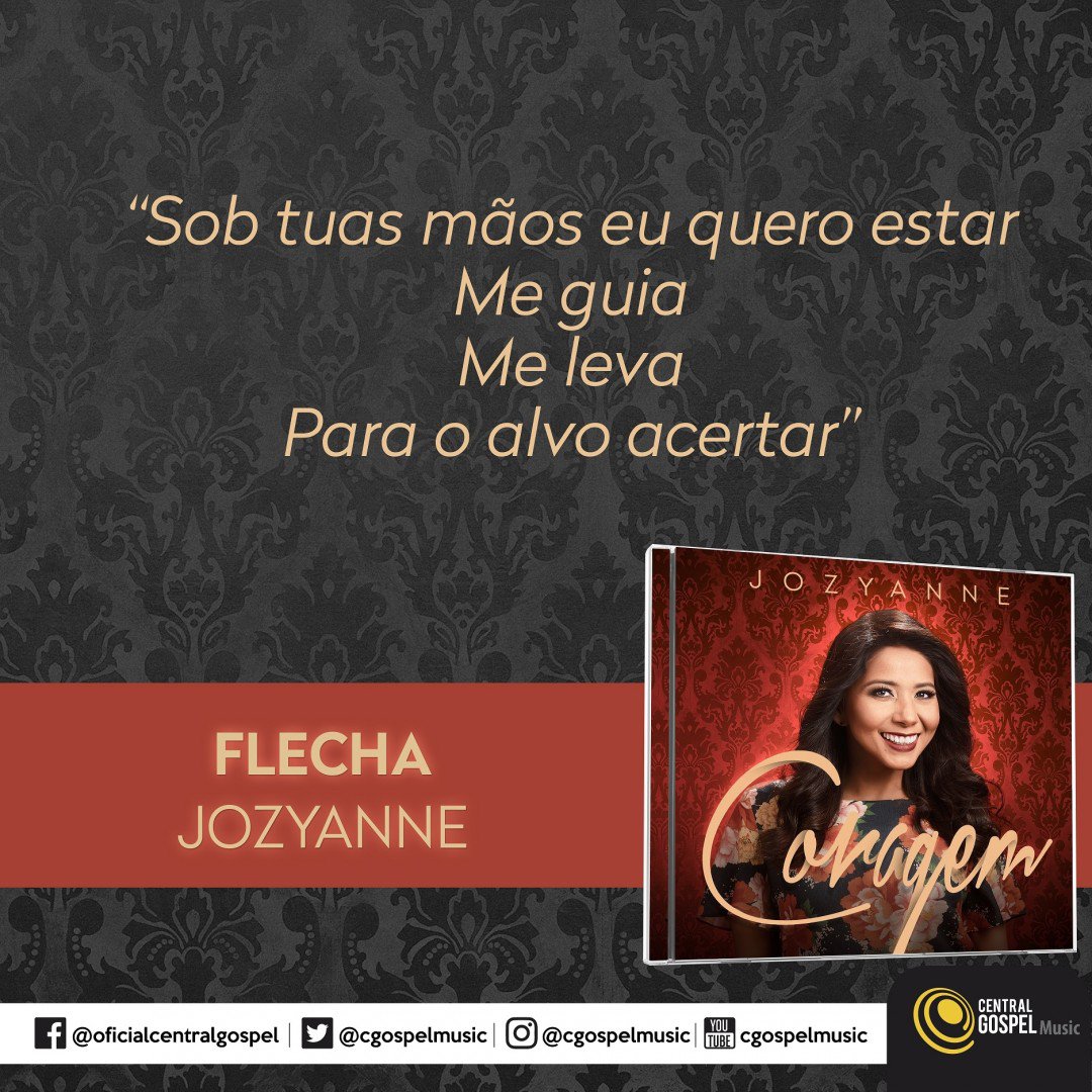 CGospelMusic's tweet photo. Seja guiado como flecha por Deus!!!
--> https://t.co/B398PSgnLU
#Jozyanne #Corag... https://t.co/5kOhawdFVs https://t.co/IC35hj52MX