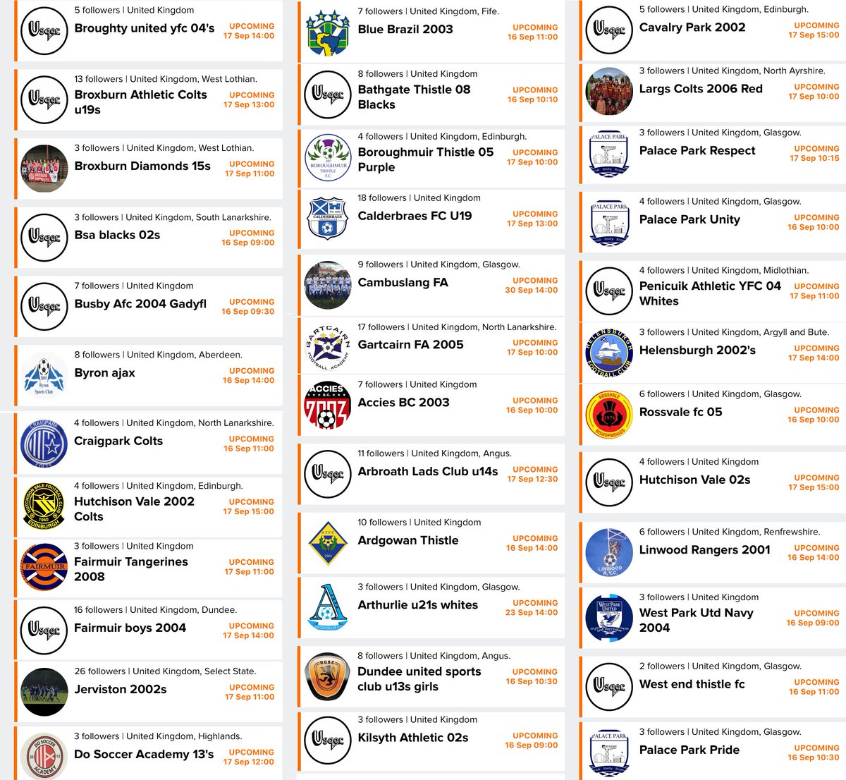 Good luck to all of these teams who'll be making their <a href="/Usqor/">Usqor</a> debuts this weekend to provide coverage of their match. Is your team on board?