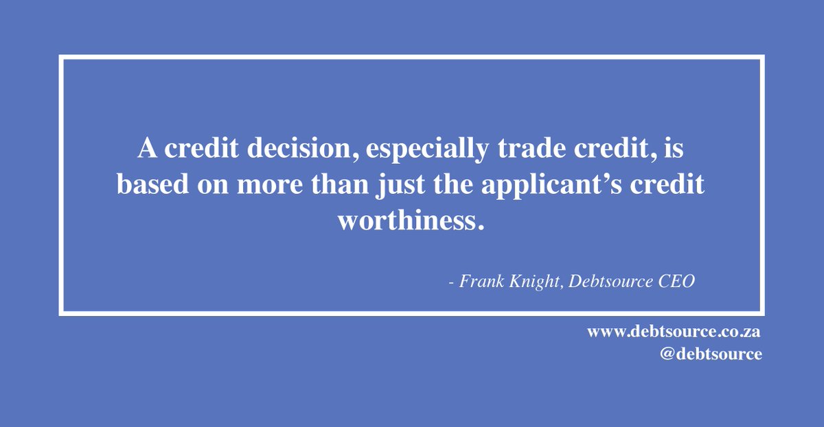 debtsource's tweet image. Financing houses control the credit process with regards to debtor financing. #Debtsource