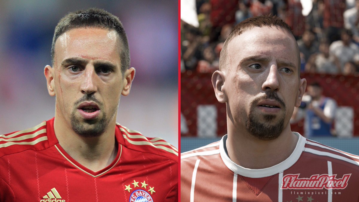 FlaminPixel's tweet photo. #FIFA18 Player Faces vs Real Life!
▶️ More comparisons in 4K: https://t.co/8SL192EGRI
@Cristiano @AntoGriezmann @FranckRibery https://t.co/NKYMOv8DSo