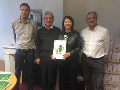 À Bordeaux, la déléguée générale du Qc rencontre de @TAPAJFrance. Grand succès de la coopération franco-québécoise! tapaj.org