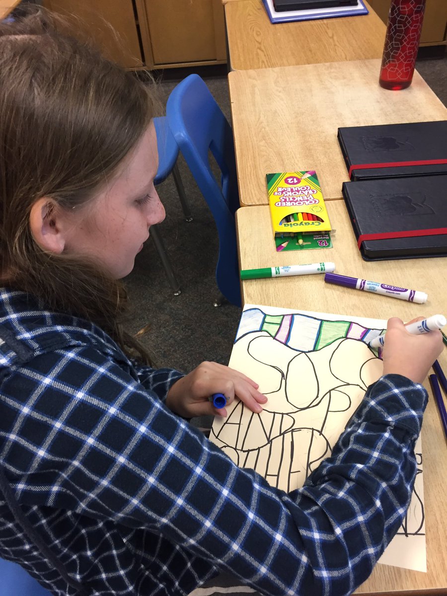 Working on our first art project. #typography <a href="/ArtsAMDSB/">AMDSB The Arts</a> <a href="/yourschools/">Avon Maitland District School Board (AMDSB)</a>