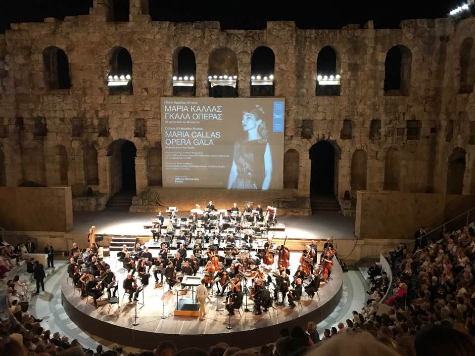 litsako's tweet photo. excellent tribute to Maria Callas yesterday @Odeon of Herodes Atticus
with #Christina Poulitsi, #Myrto Papatanasiou, #Cellia Costea https://t.co/fsjQRdhDej