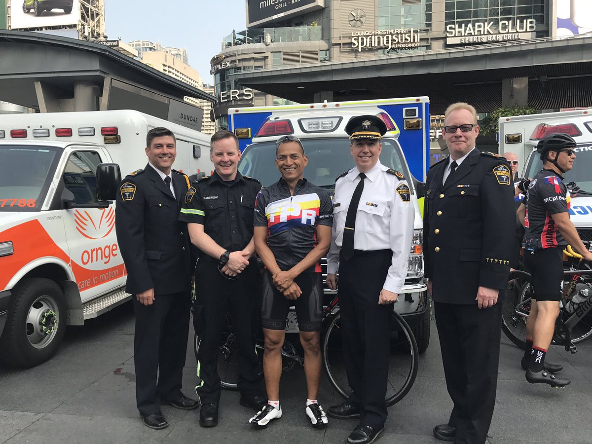 Big thanks and well wishes to our rider, paramedic Almeida who is going the distance to Ottawa!#TourParamedicRide