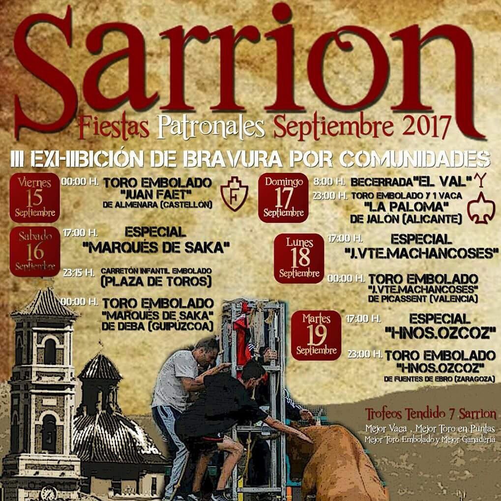 3, 2, 1... FIESTAS PATRONALES SEPTIEMBRE SARRIÓN 💃🏼🎉🐮