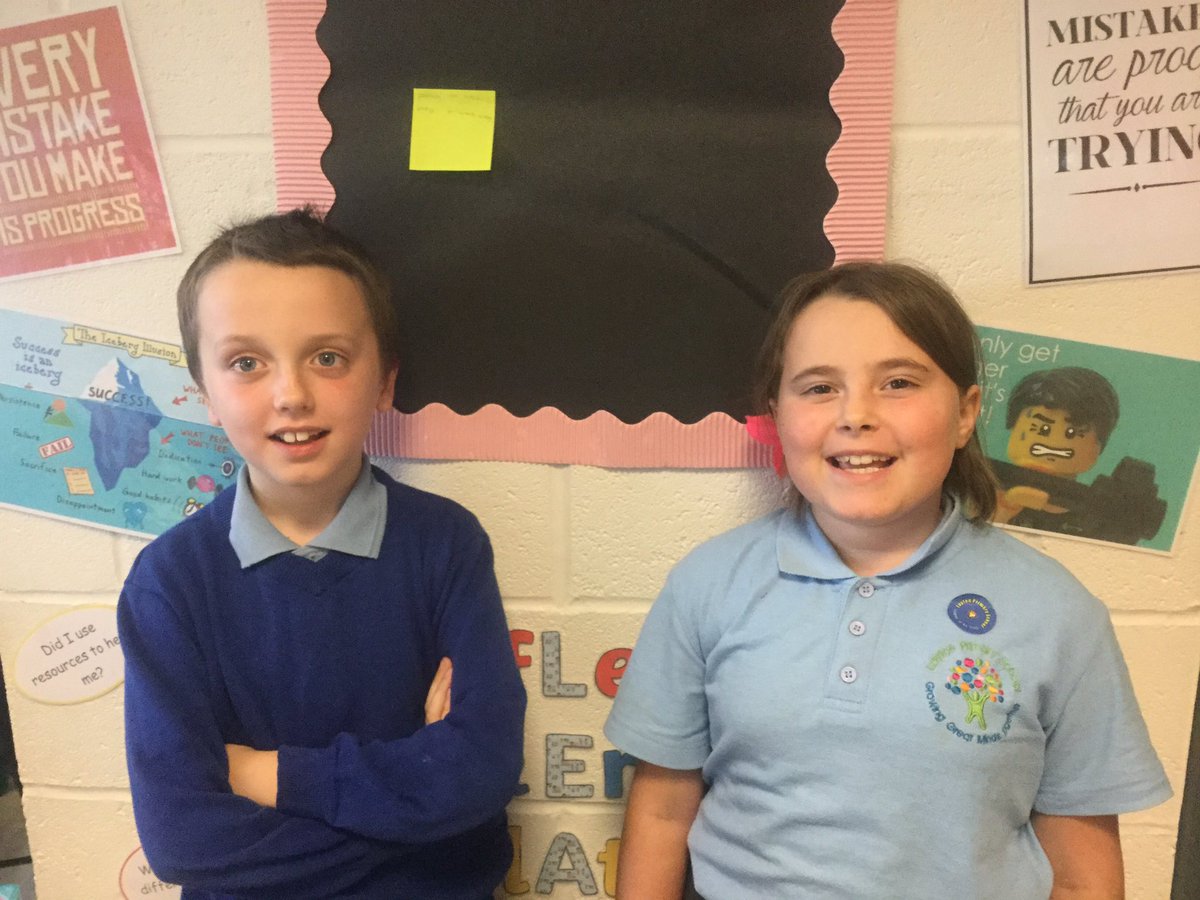 Meet Lacey, our amazing 'Learner of the week' and Connor, our 'Golden Child'!  Well done to both of you!
