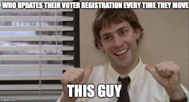 Celebrate National Voter Registration Month by making sure your voter information is up to date! #BeAVoter