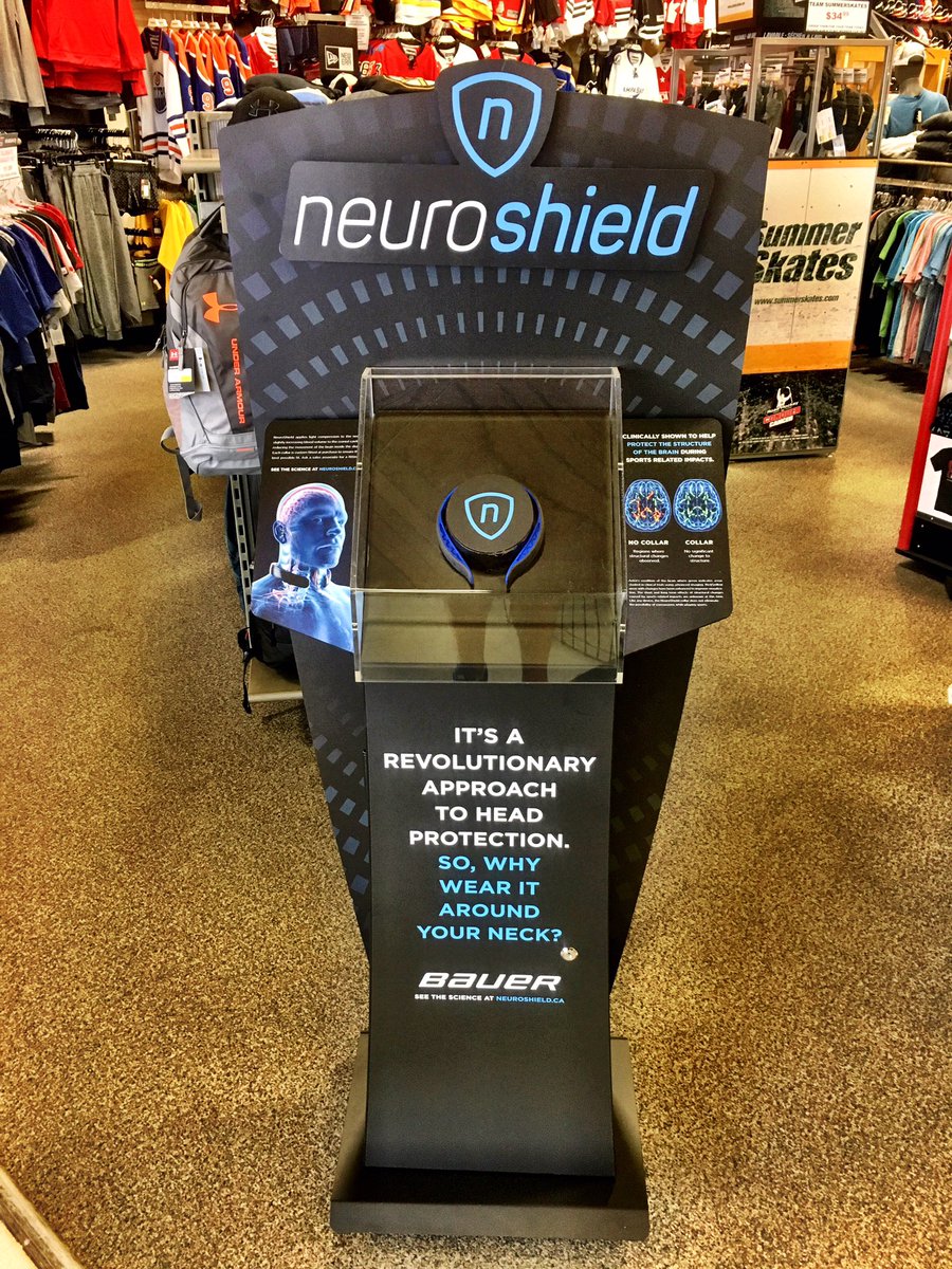 Protect your head with the brand new technology from Bauer- neuroshield, available today!