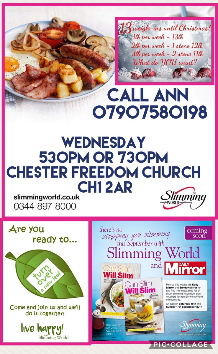 Out tomorrow and Sunday not only do you get free joining offer but you get some recipes to get you started!! Join us Wednesday 530 or 730pm