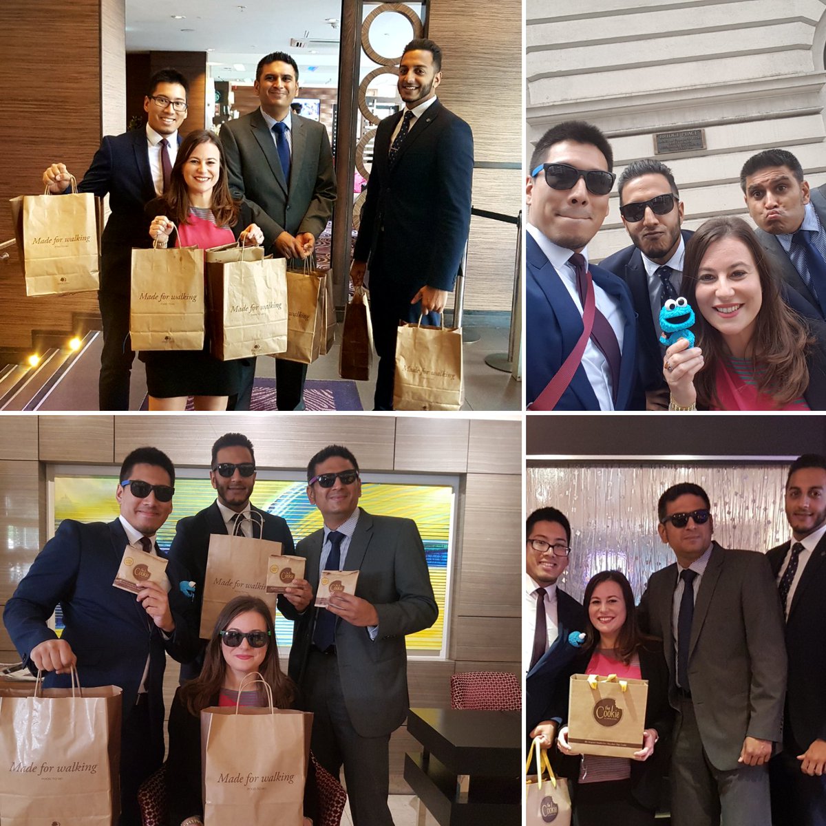 DoubleTreeLWE's tweet photo. Our Cluster Sales Team have been making people smile with our #cookies for #globalweekofsale2017! #gwos17 #emea #doubletree #hilton #sales https://t.co/9XI1euFdhf
