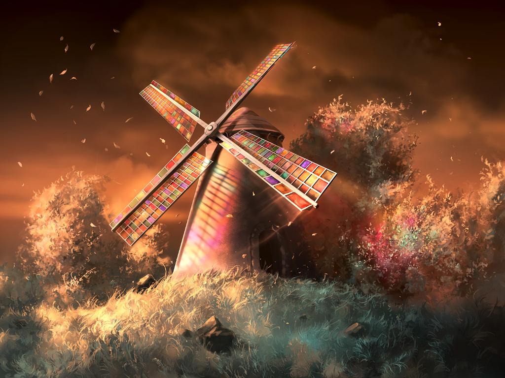 wacom's tweet image. #FanArtFriday !! &quot;Colors of the wind&quot; by @RolandoCyril #DeviantArt
#MadewithWacom bit.ly/2wylv2w