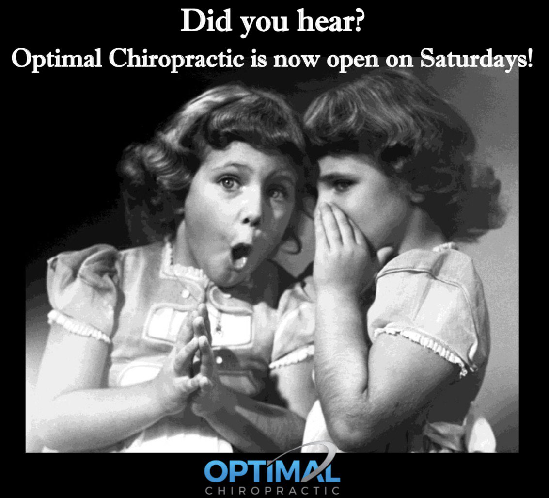 Optimal_Chiropr's tweet image. Call today or come in tomorrow anytime between 9-11 am! 701-364-9998
