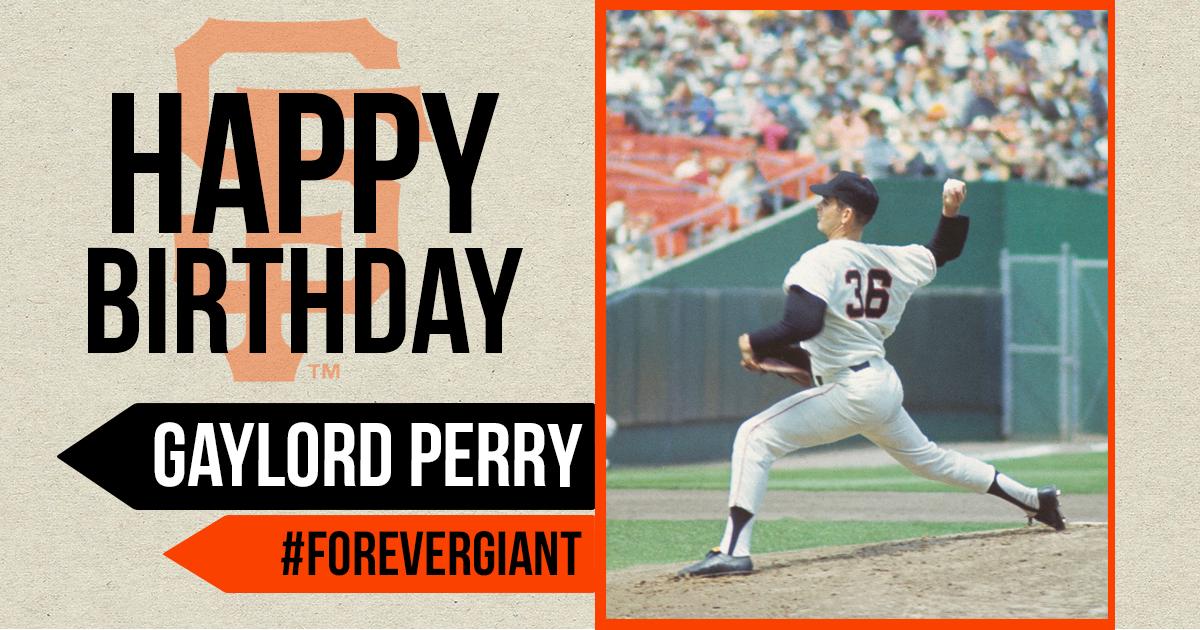 Happy Birthday to Gaylord Perry!  