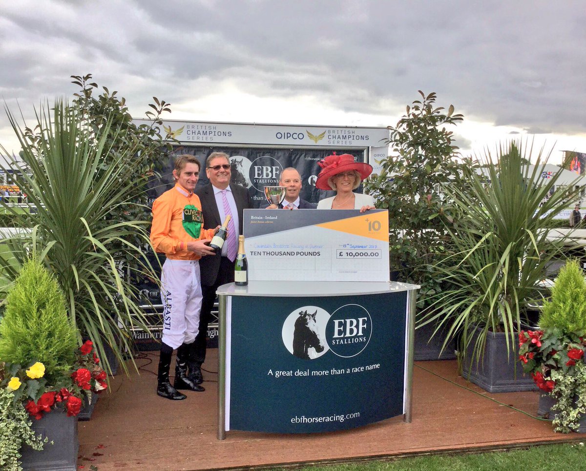 DoncasterRaces's tweet image. Congratulations to the connections of BLUE LAUREATE who qualify for a £10K bonus through the @Plus10Bonus #BonusScheme #WHStLeger