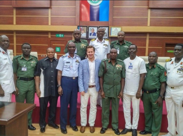 Thank you 2R #MoD Friends in Abuja Nigeria 4 hosting Mr. Urs Eiselin Owner &amp; Founder SAND-X MOTORS / COO &amp; CoFounder <a href="/URSLabs/">URS Laboratories</a> #UGV #Unmanned