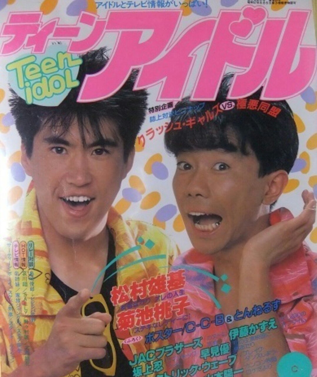 とんねるず 石橋貴明 木梨憲武 百姓亭 バイト時代 販促 ポストカード