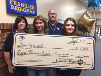 gennaropiraino's tweet photo. FR Panther Foundation awards teacher innovation grants to Carmen Loughner and Stefanie Lynn!   #streamforward https://t.co/5cSgmfHJHE