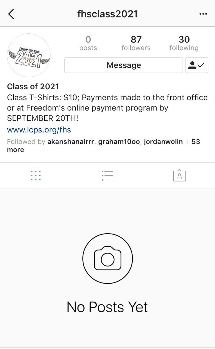 FHS_Class_2021's tweet photo. Go ahead and follow our Instagram as well! #2021family https://t.co/hOSFXNgupV