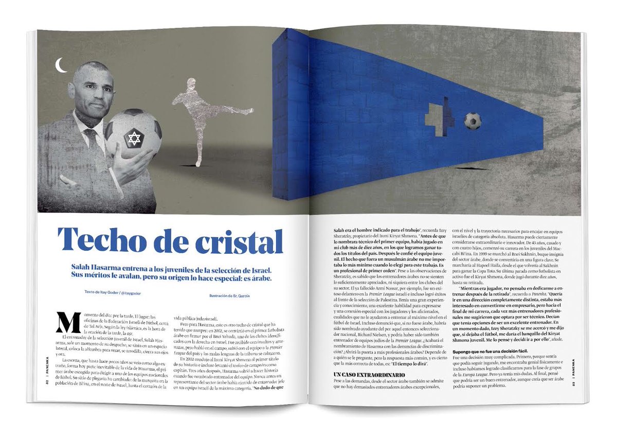 "Me eligieron por motivos profesionales, no tiene nada que ver que sea árabe". <a href="/itaygoder/">Itay goder</a> charla con Salah Hasarma bit.ly/panenka66