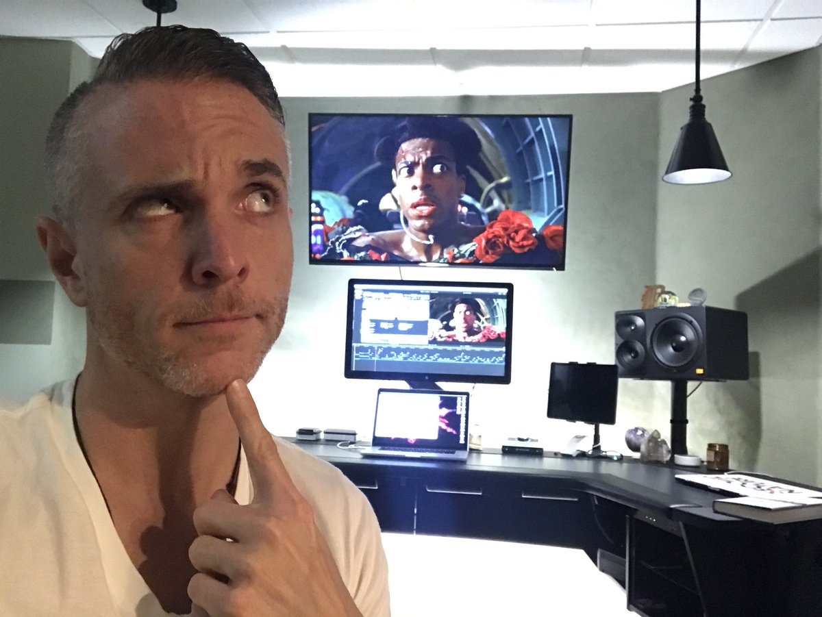 #topsecret productions in my basement. Multiple shows coming up. The opening videos I produce take considerable energy, time and focus.