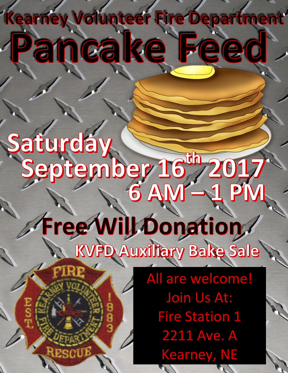 aaron_jameson's tweet photo. Join the KVFD for our annual pancake feed before the homecoming parade. https://t.co/jxTZGFqhuC