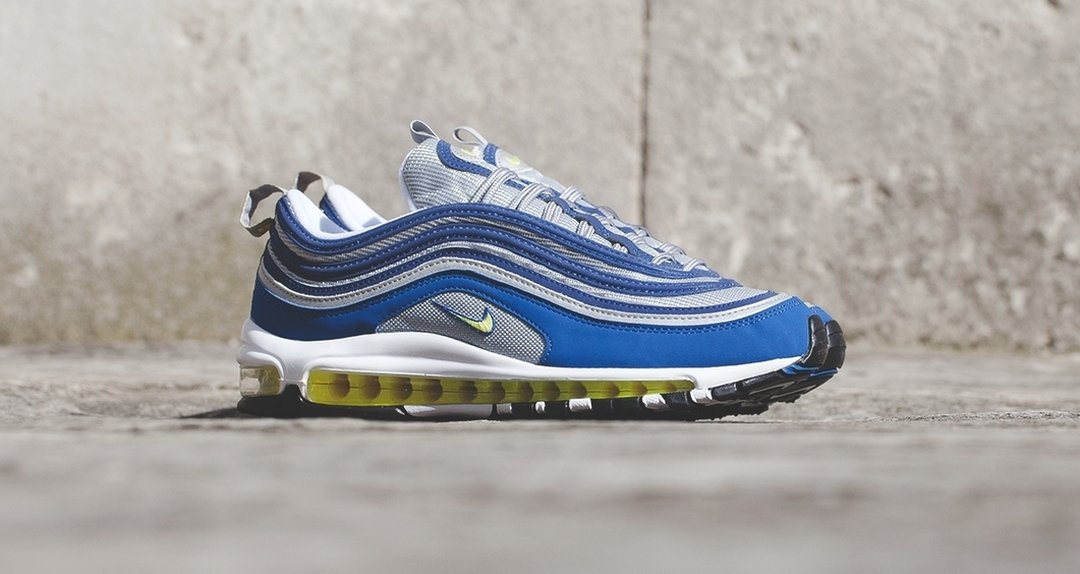 Footpatrol London en Twitter: "Nike Air Max 97 'Atlantic Blue/Volt' | Now available online, priced at £140. now: https://t.co/oGREd1CRha #Nike # / Twitter