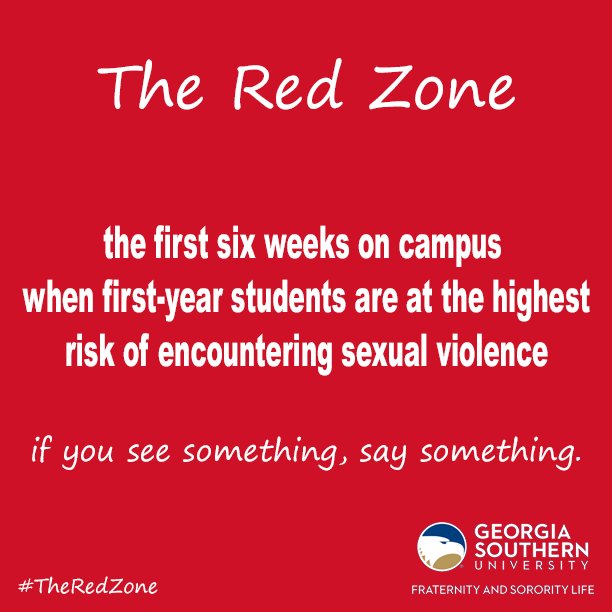 We're almost to the end of the Red Zone. How has your perception of sexual assault changed? #TheRedZone #week5