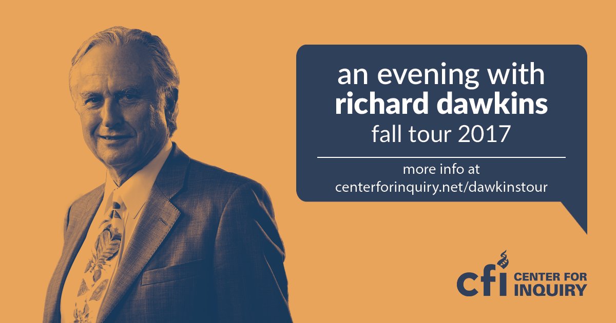 Richard Dawkins Foundation for Reason & Science (@rdfrs) on Twitter photo <a href="/RichardDawkins/">Richard Dawkins</a> is coming back to the United States. Stops include LA, Hartford, (CT) and Pittsburgh! More info: centerforinquiry.net/dawkinstour <a href="/RichardDawkins/">Richard Dawkins</a> is coming back to the United States. Stops include LA, Hartford, (CT) and Pittsburgh! More info: centerforinquiry.net/dawkinstour